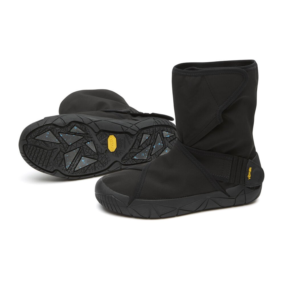 Vibram Furoshiki Dame Støvler Sort - Oslo Wp Vibram Arctic Grip - 8097ZSGPY